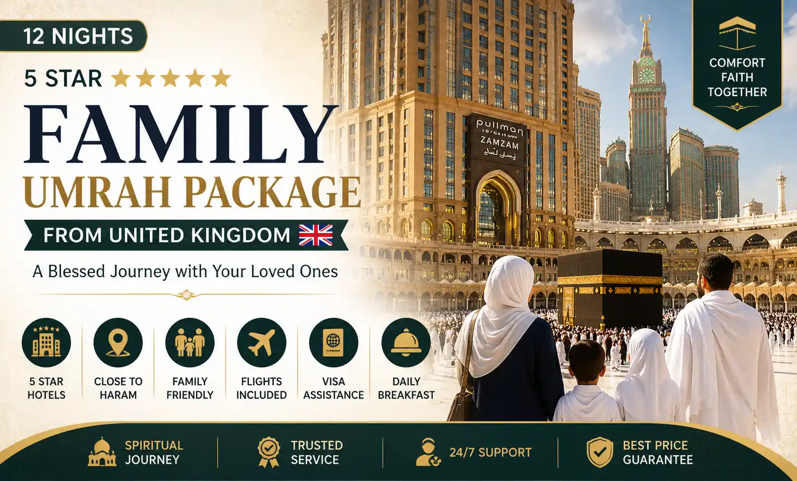 12 nights 5 star Family Umrah Package 1